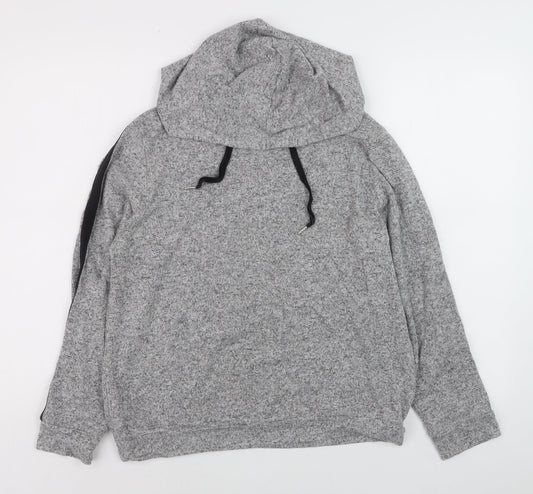 Marks and Spencer Men's Grey Knit Pullover Hoodie Size S