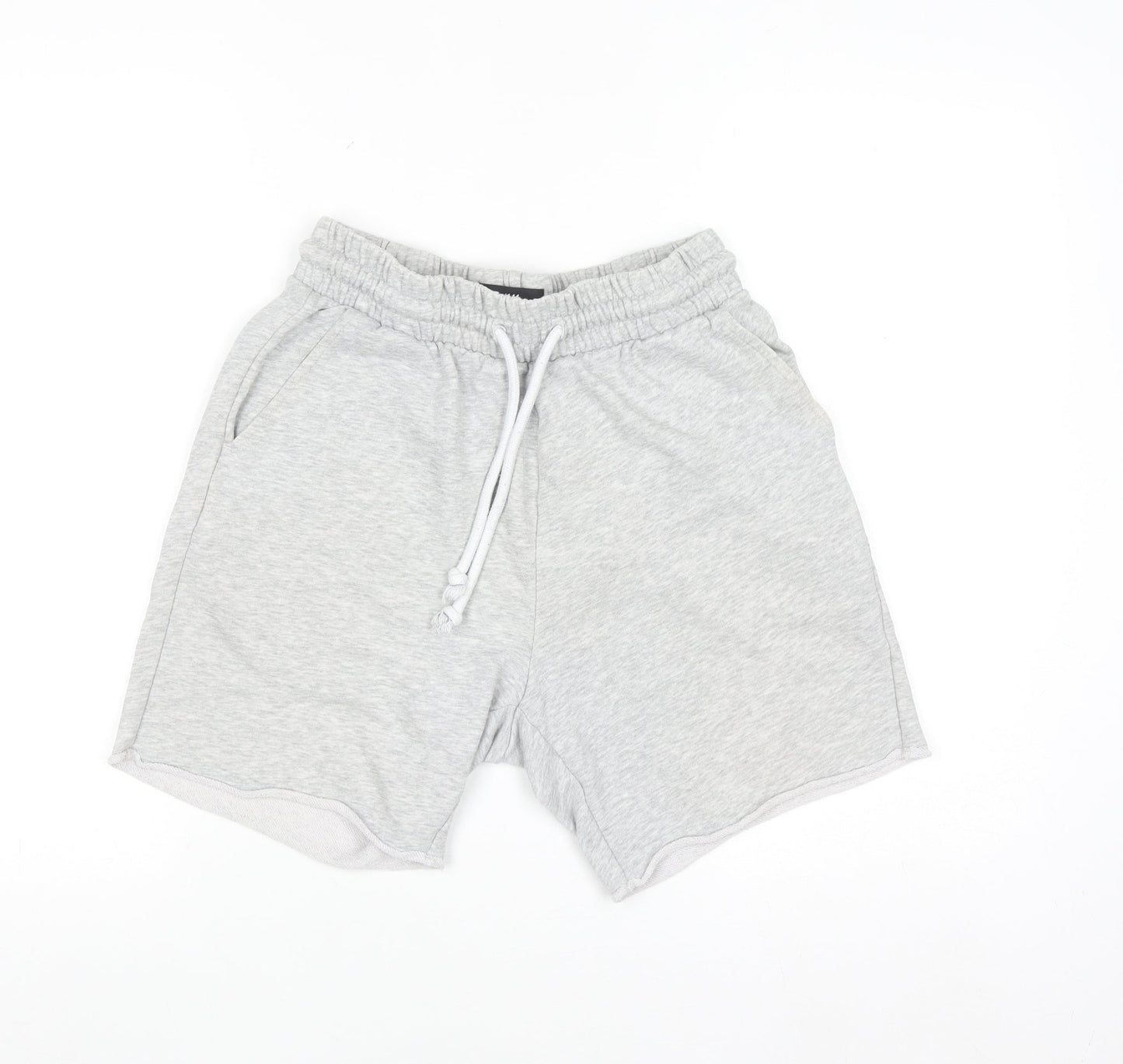 H&M Mens Grey Regular Fit Sweat Shorts Size S Casual Summer