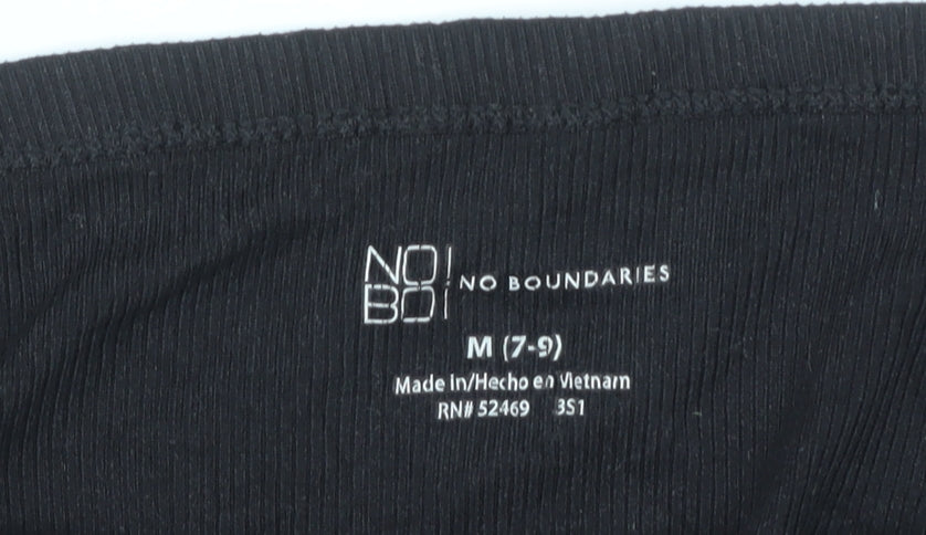 No Boundaries Women's Black Camisole Tank Top M Slim Fit