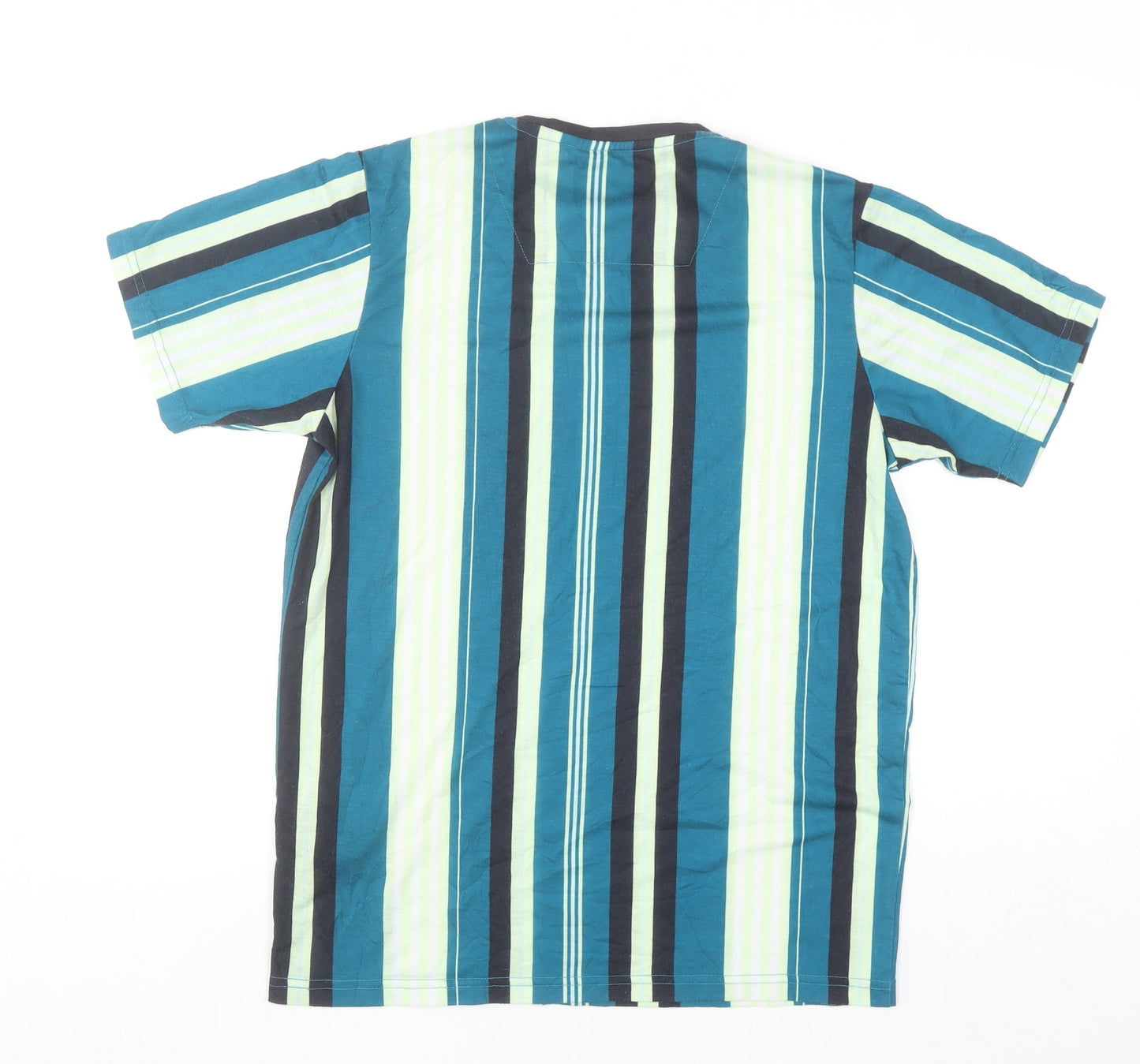 Marshall Artist Men's Multicoloured Striped Crew Neck T-Shirt M