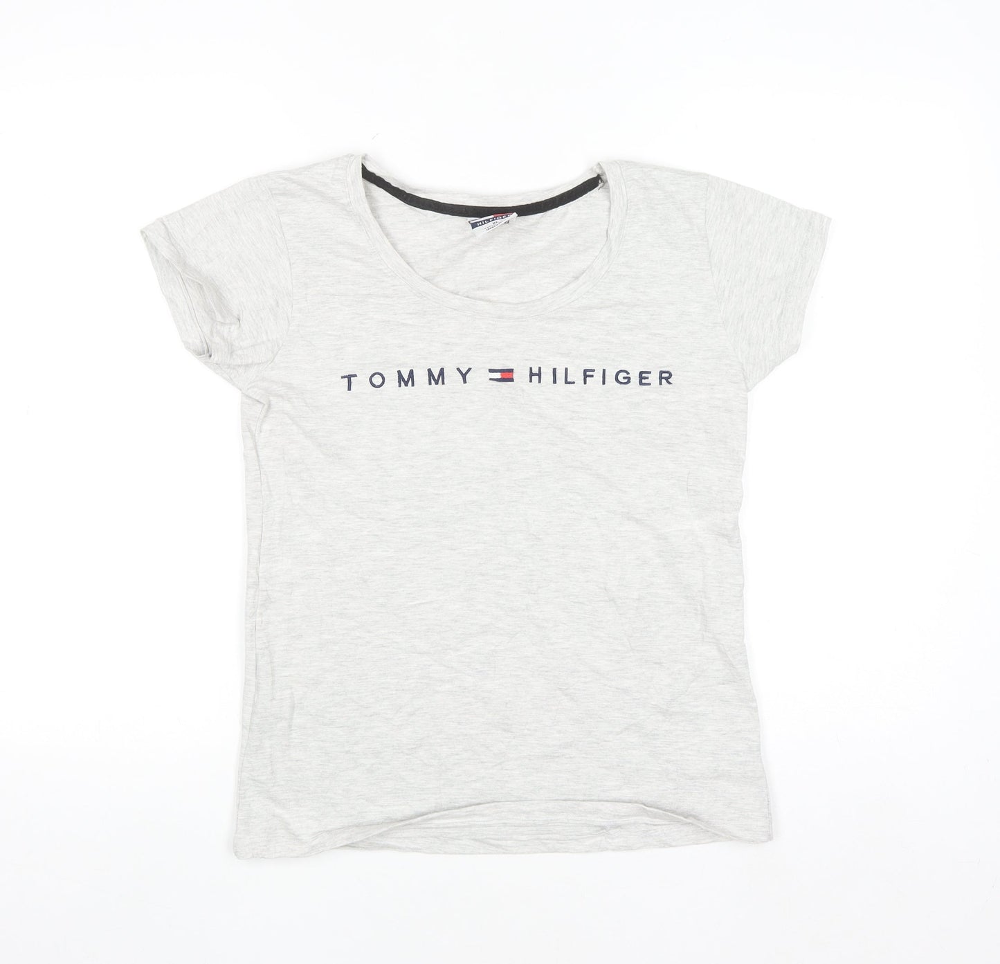 Tommy Hilfiger Womens Grey XL Basic T-Shirt 100% Cotton