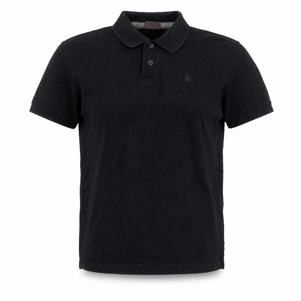 ESPRIT Men's Black Cotton Polo Shirt Regular Fit M
