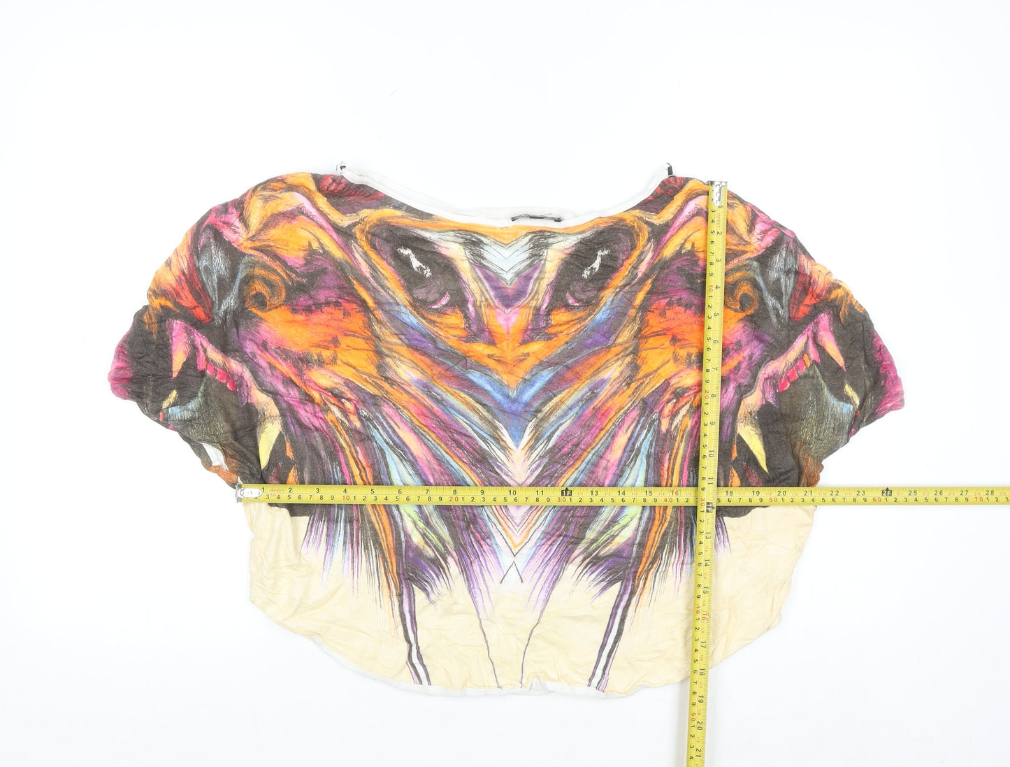 Warehouse Women’s Multicoloured Animal Print Relaxed Fit T-Shirt Size M