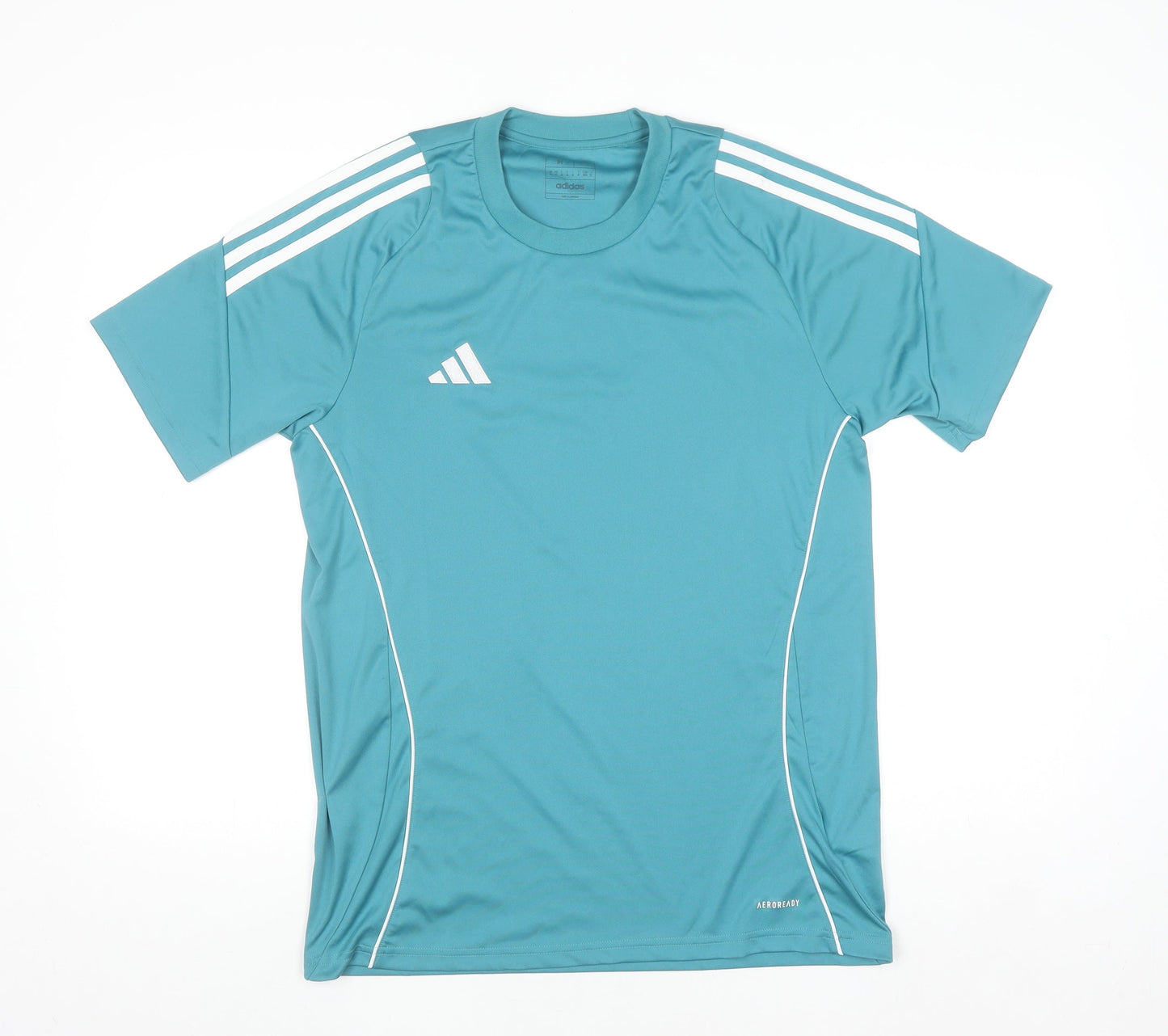 Adidas Men Blue Slim Fit Aeroready Sports T-Shirt Size M