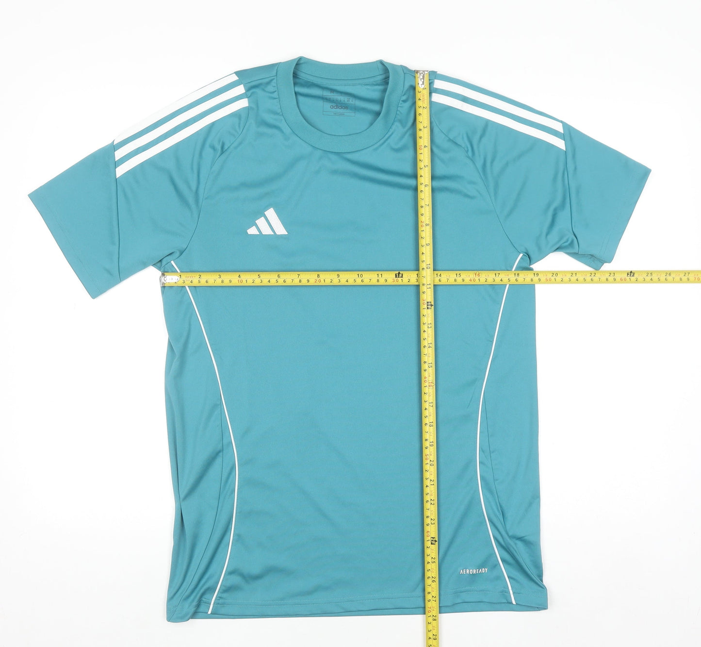 Adidas Men Blue Slim Fit Aeroready Sports T-Shirt Size M