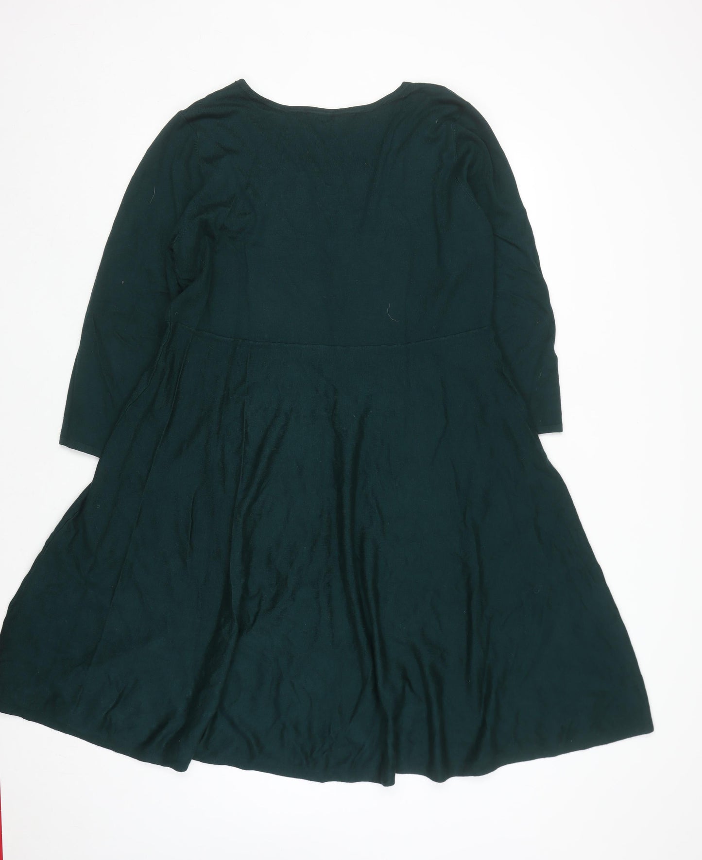 Studio 8 Women’s Green Fit & Flare Knit Dress Size 18