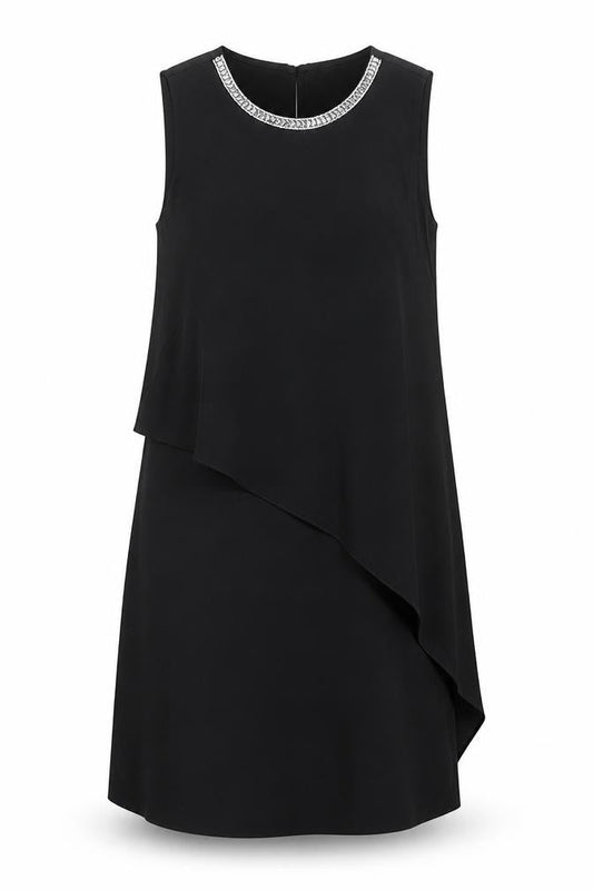 Dorothy Perkins Women's Black Size 8 Beaded Shift Dress