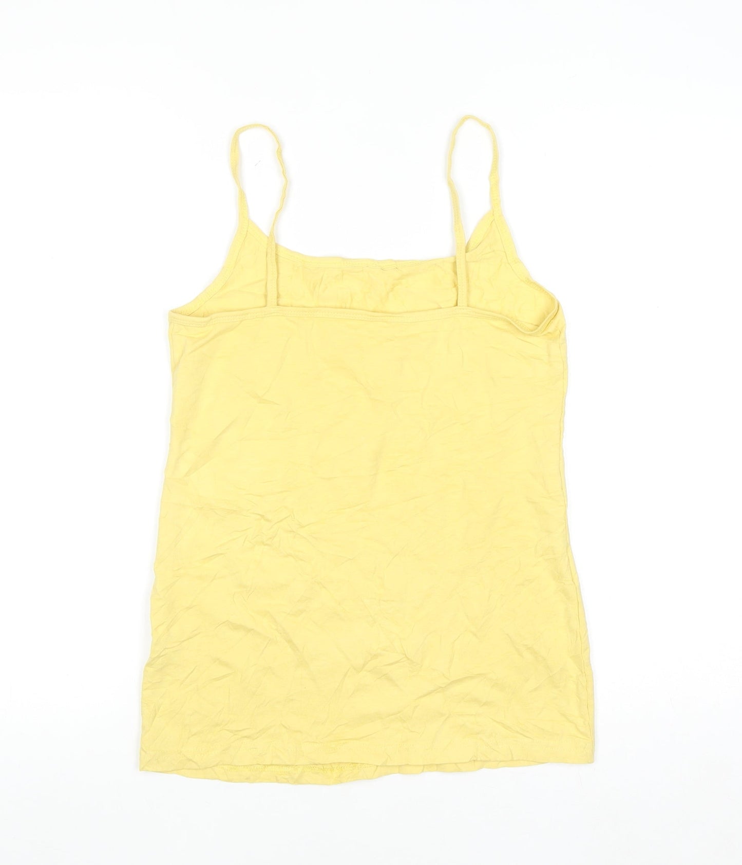 Papaya Women's Yellow Camisole Tank Top Size 12 Cotton Blend