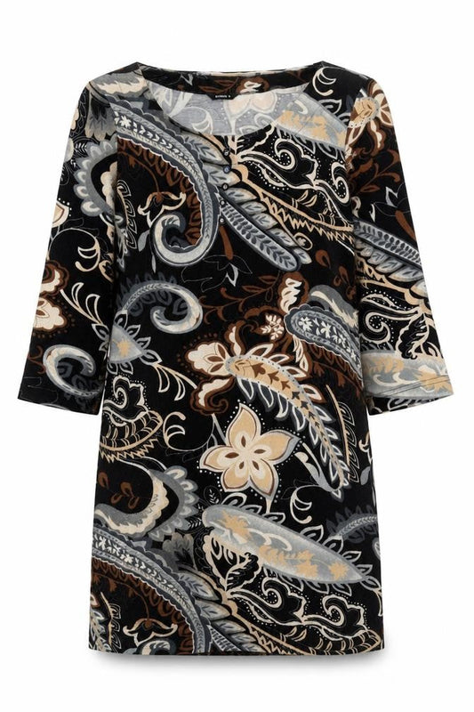 Roman Women’s Multicoloured Paisley Shift Dress Size 16