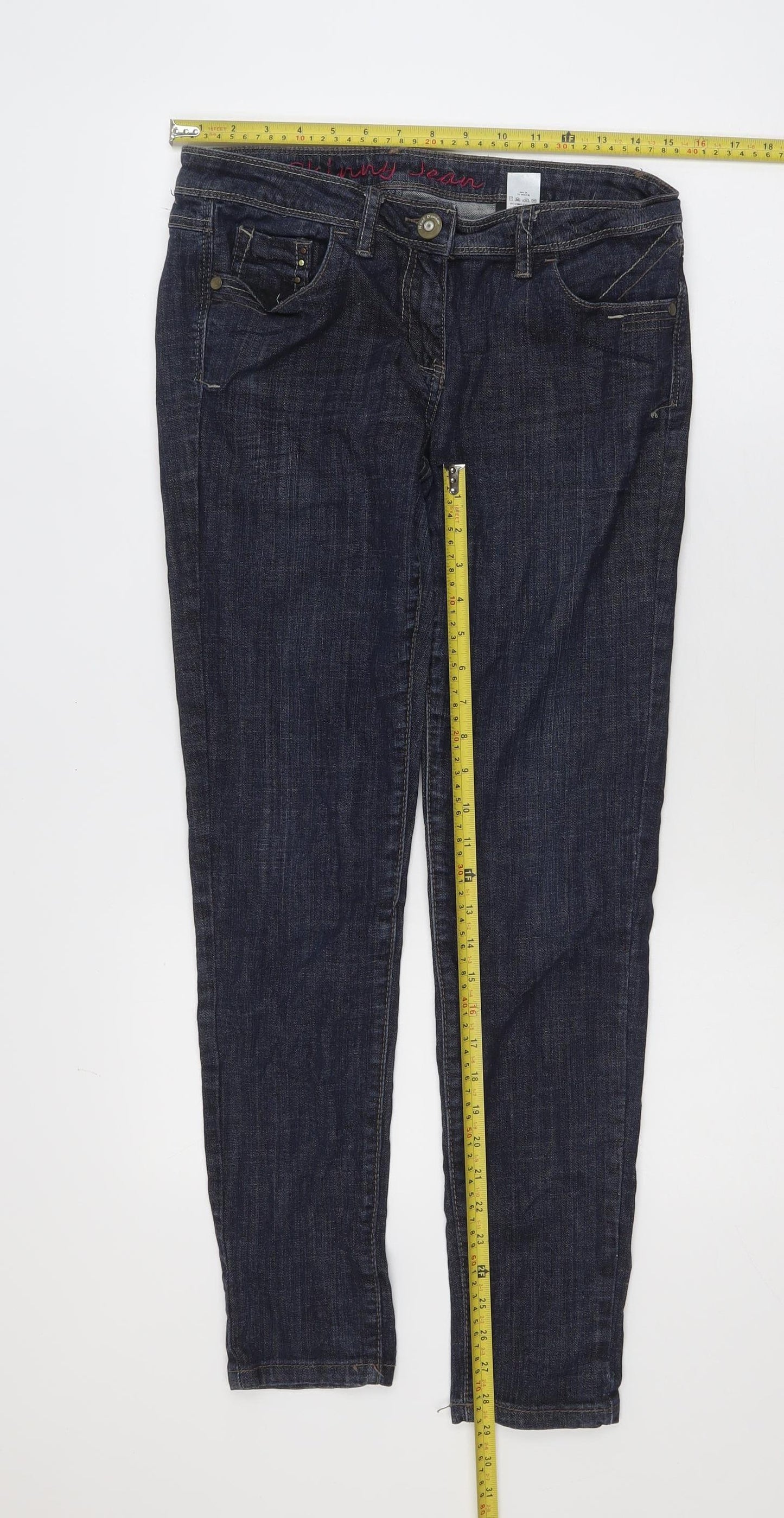 Next Women's Blue Skinny Stretch Jeans Size 10R