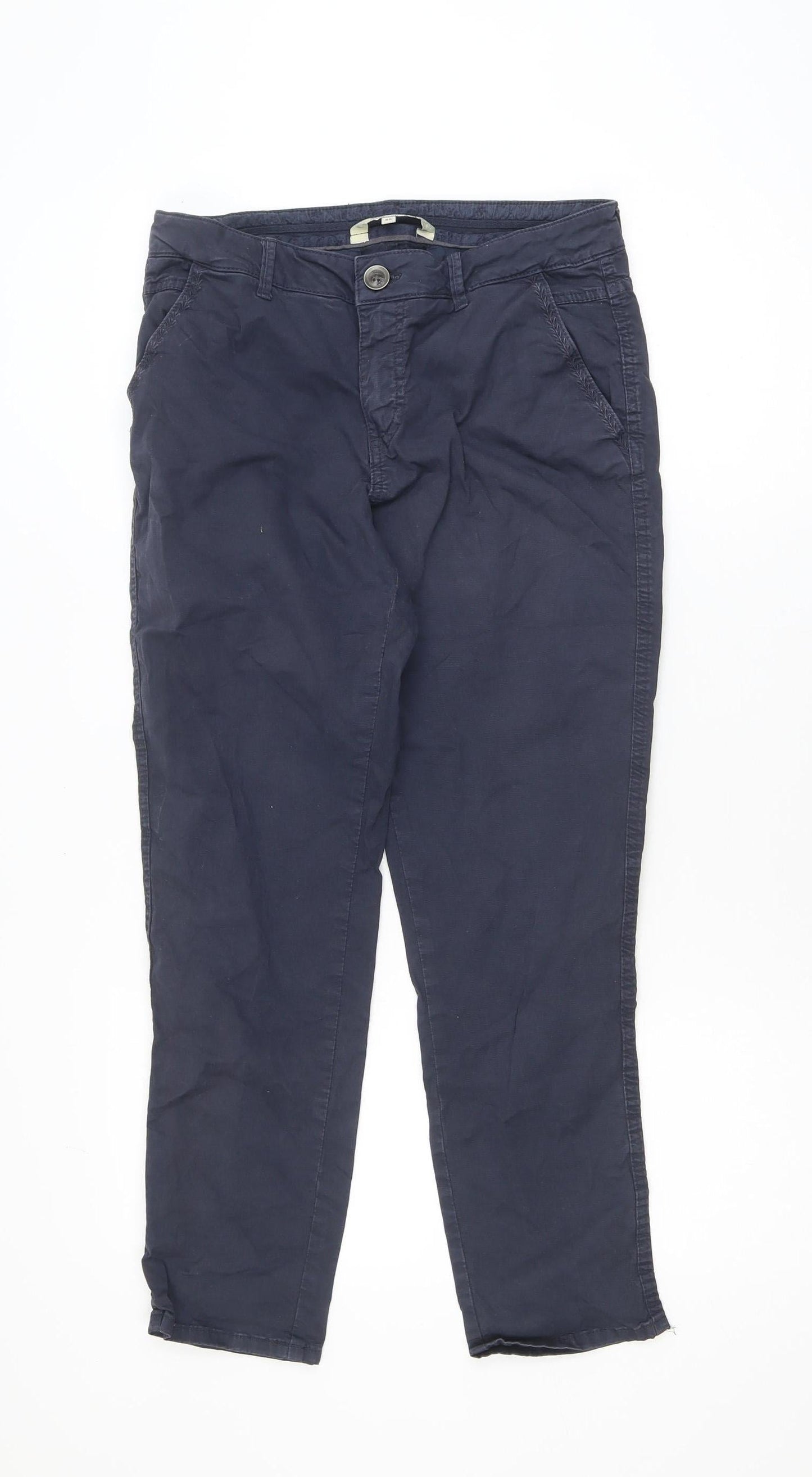 Mantaray Women Blue Size 8 Regular Straight Fit Jeans
