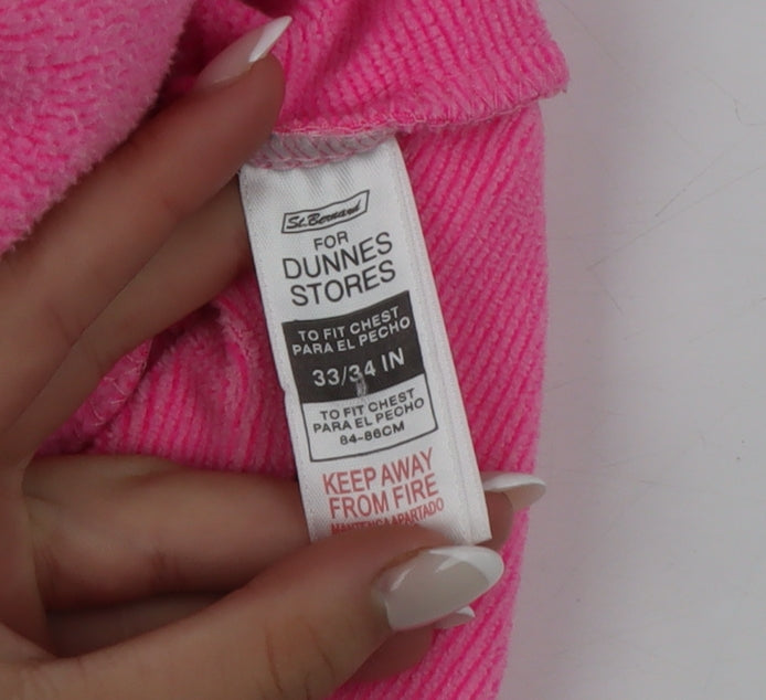 Dunnes Stores Women's Pink Hooded Full Zip Activewear Jacket Size 10