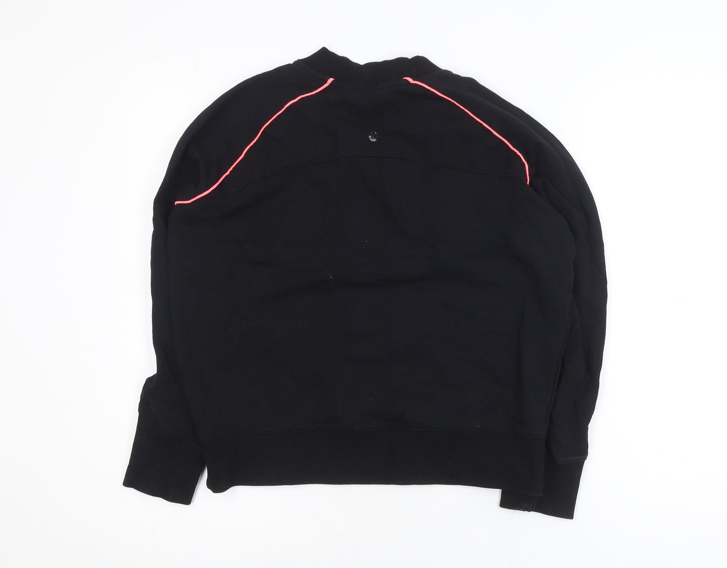Diesel Womens Black Small Crew Neck Pullover Sweatshirt