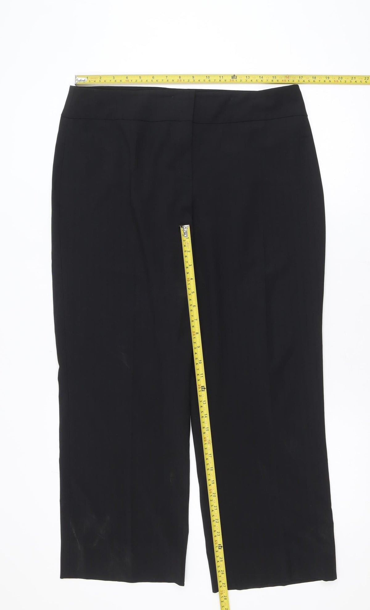 Punt Roma Women Black Size 18 Classic Dress Trousers