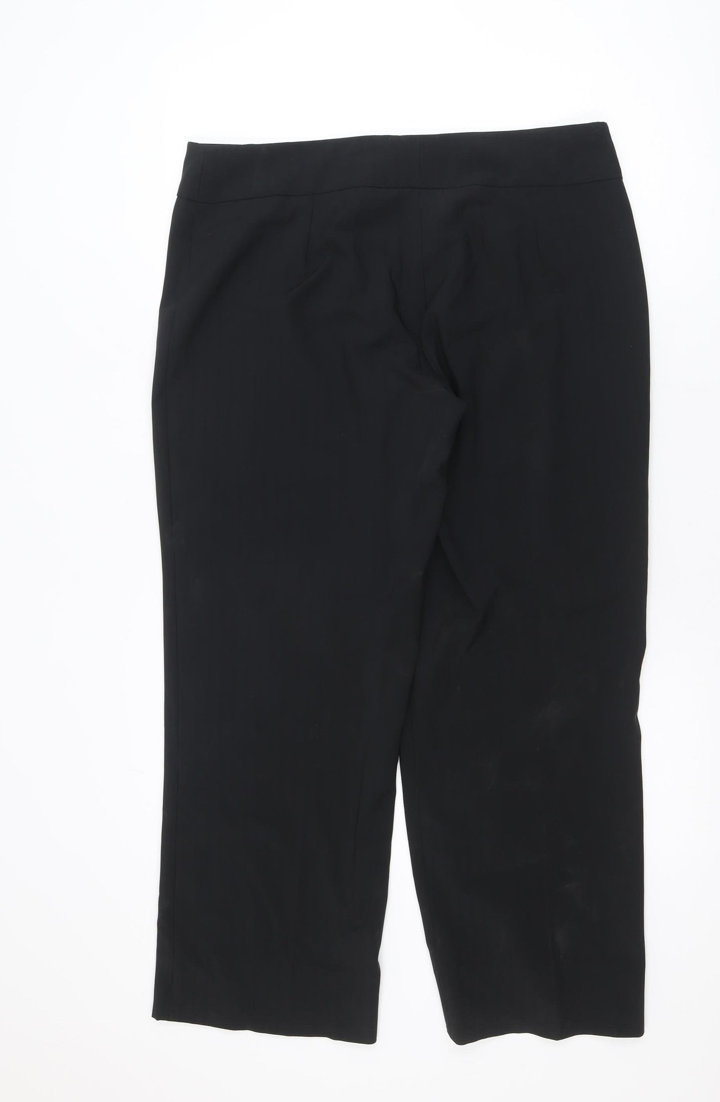 Punt Roma Women Black Size 18 Classic Dress Trousers
