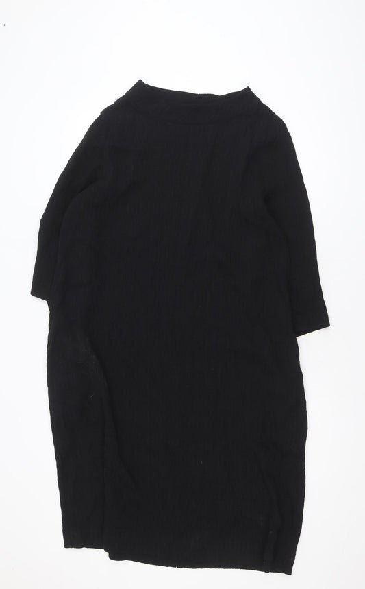 Carolyn Donnelly The Edit Women’s Black Shift Dress UK 16 3/4 Sleeve