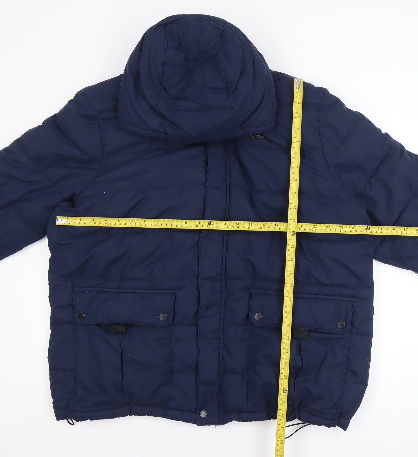 Craghoppers Men's Blue 2XL Hooded Puffer Jacket Winter Outdoor Coat