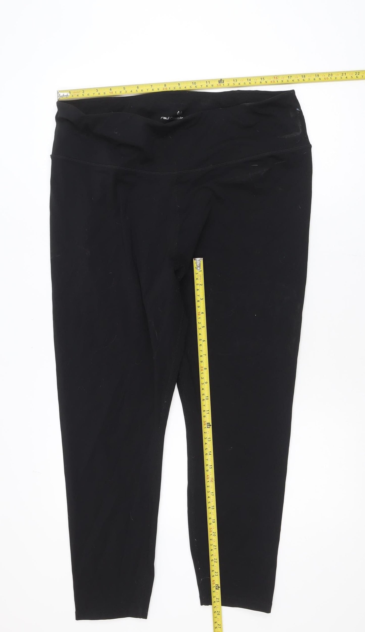 Paul Costelloe Living Women's Black XL Stretch Ankle Leggings