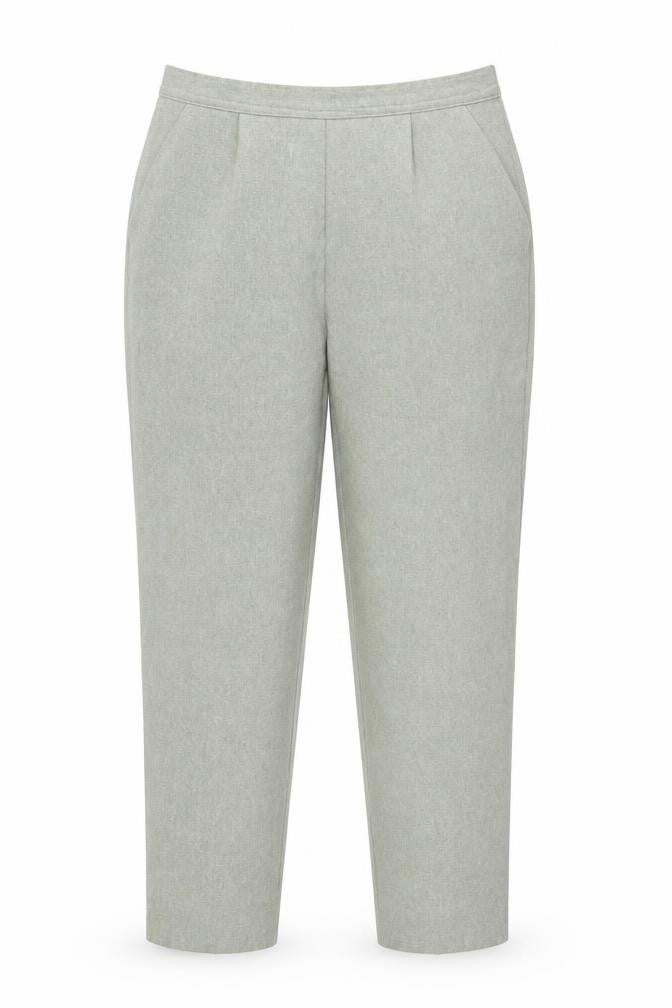 Classics Women’s Green Pleated Straight Trousers Size 14