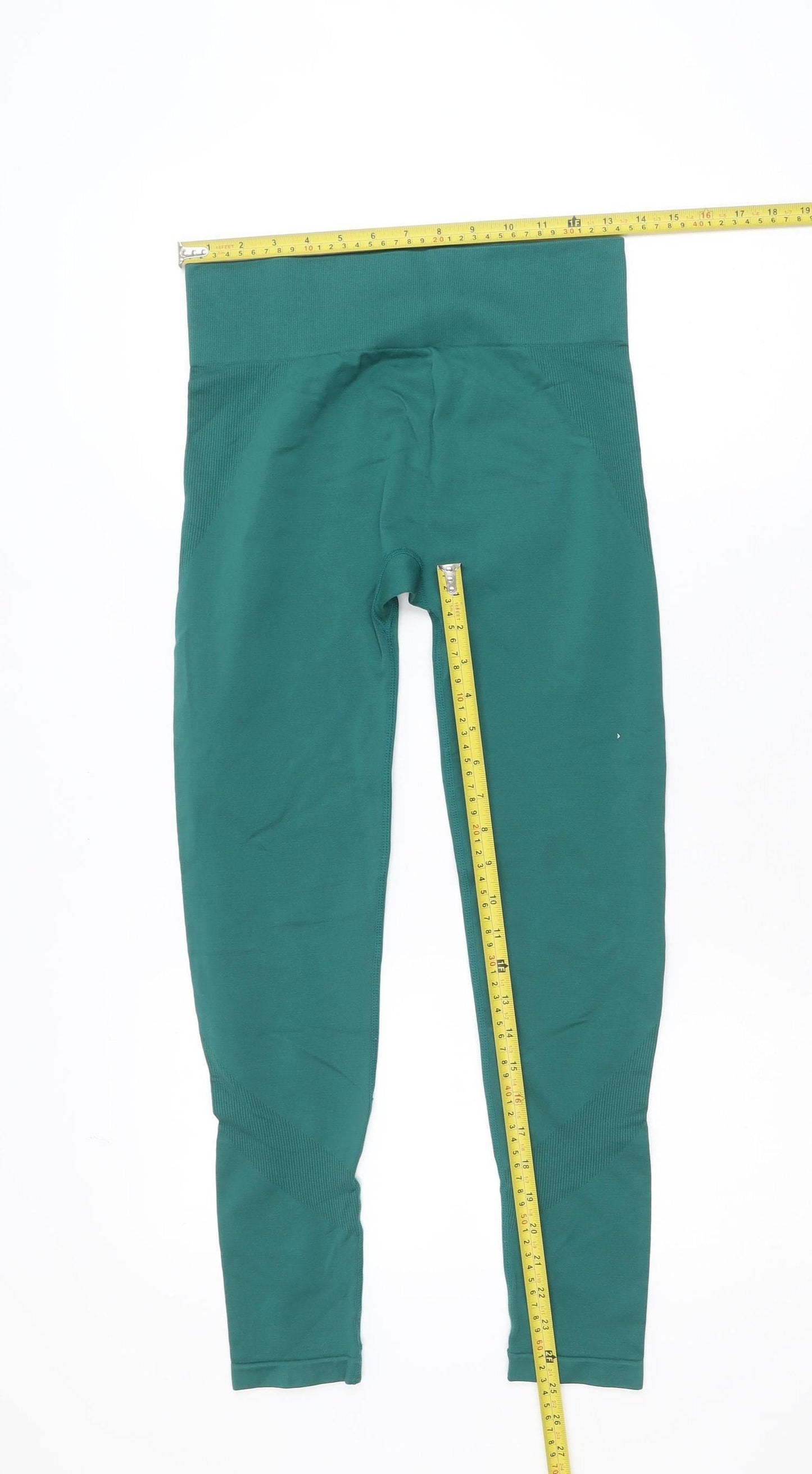 Kappa x Primark Green Seamless High-Waisted Women’s Ankle Leggings Size S
