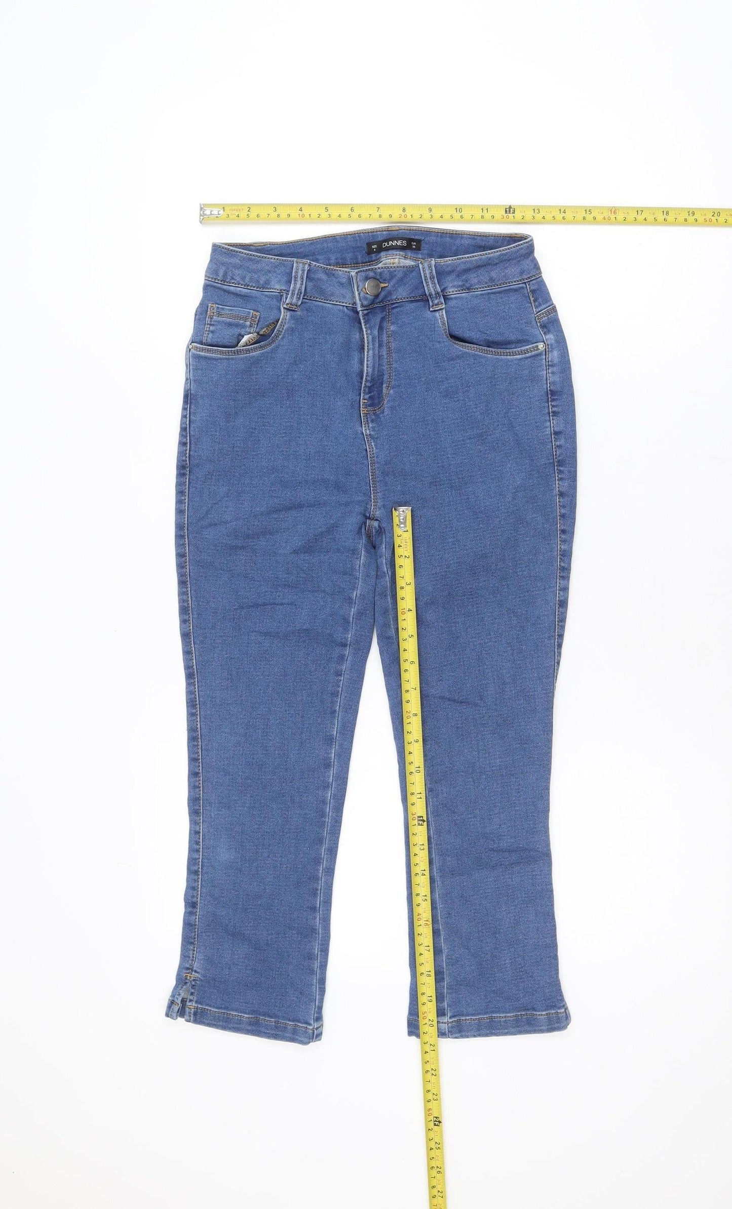 Dunnes Women's Blue Skinny Stretch Jeans Size 8
