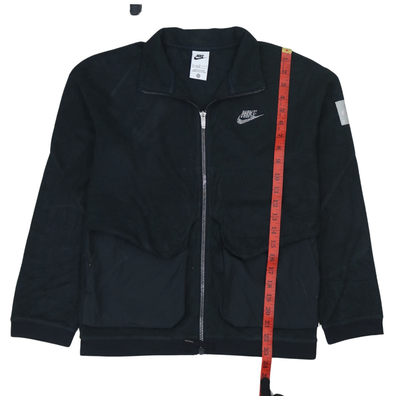 Nike Boys Black Fleece Track Jacket Size 12-13 Years Full Zip