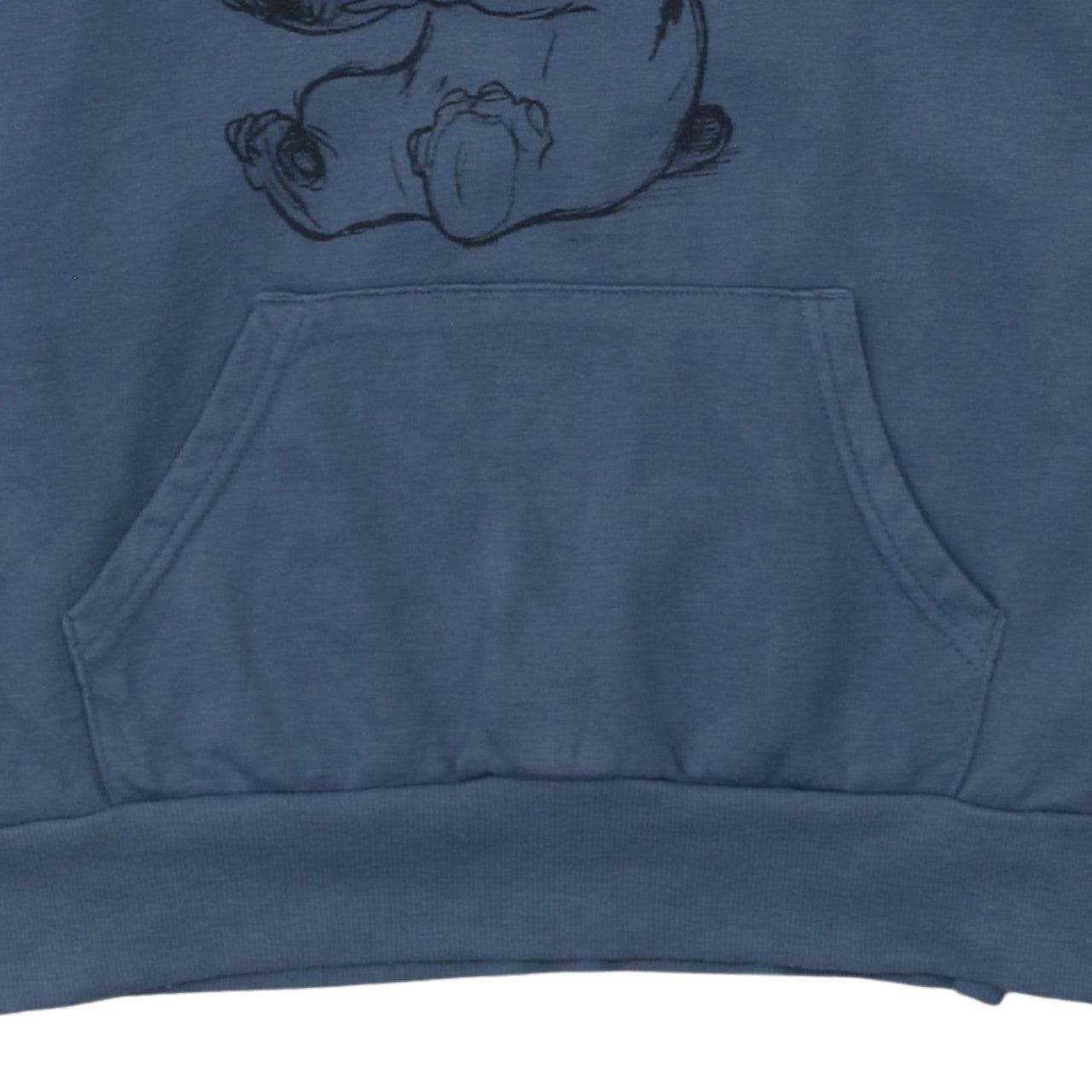 Disney Primark Women Blue Stitch Pullover Hoodie Size 2XS