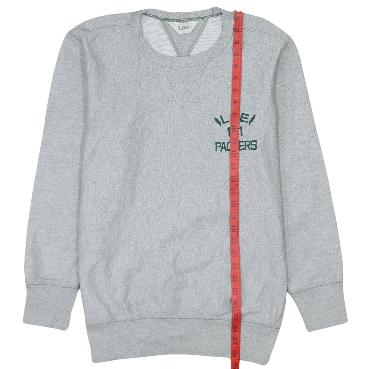 Lee 101 Grey Men's S Pullover Sweatshirt Embroidered Logo