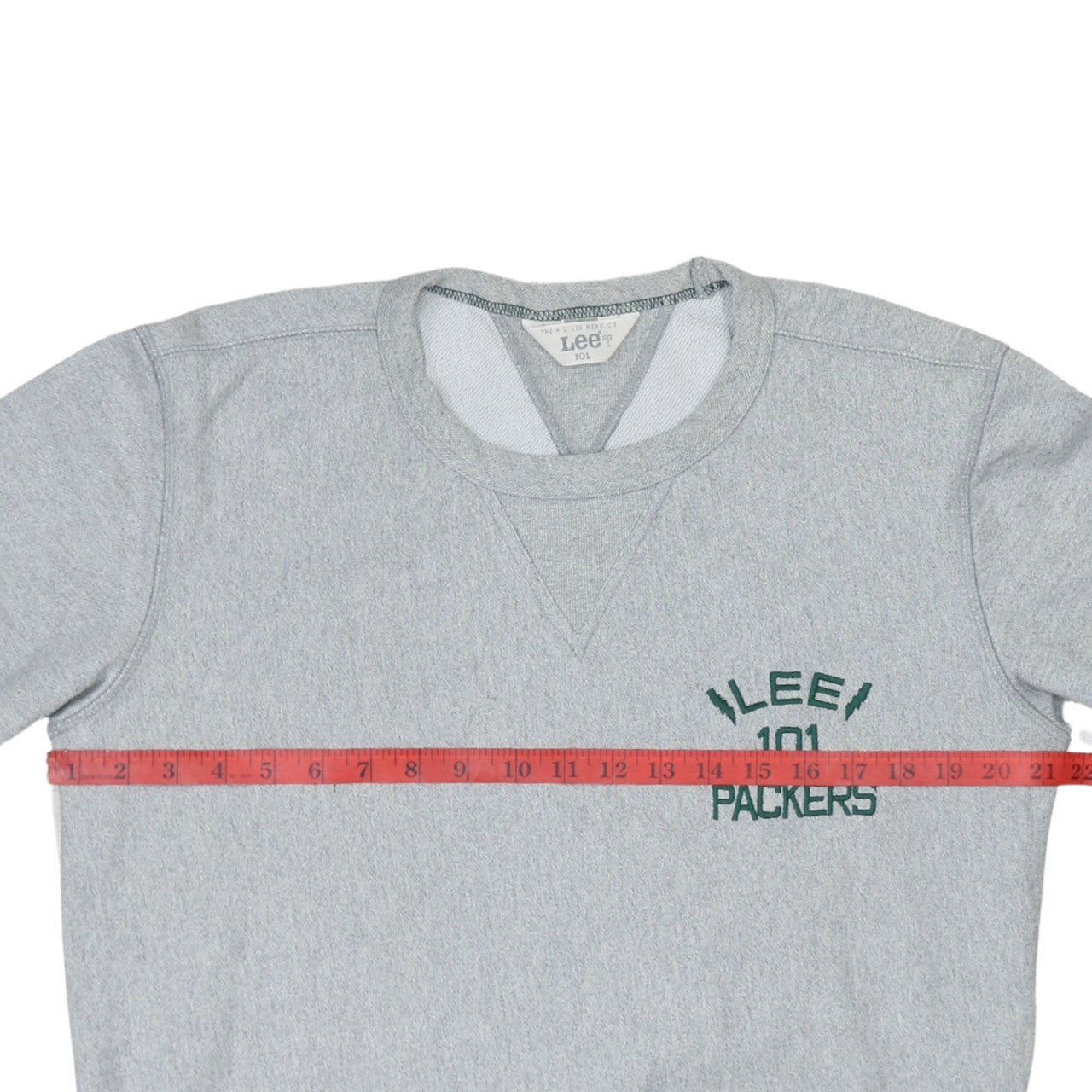 Lee 101 Grey Men's S Pullover Sweatshirt Embroidered Logo
