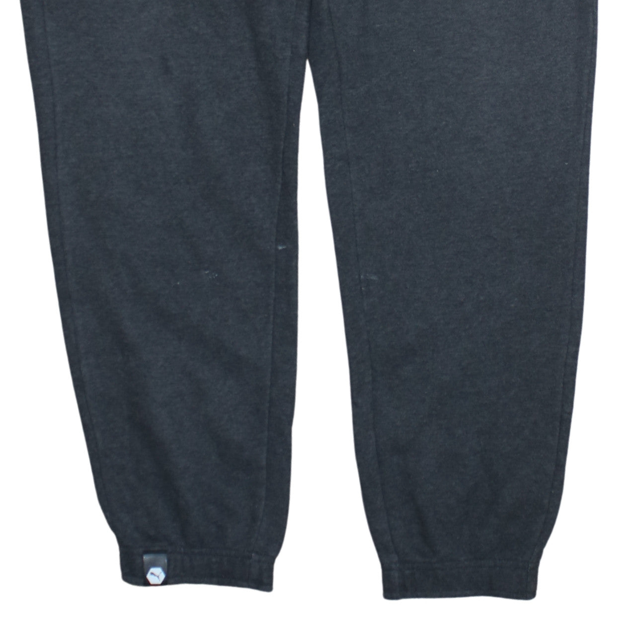 Puma Men's Black Jogger Sweatpants L Regular Fit French Terry