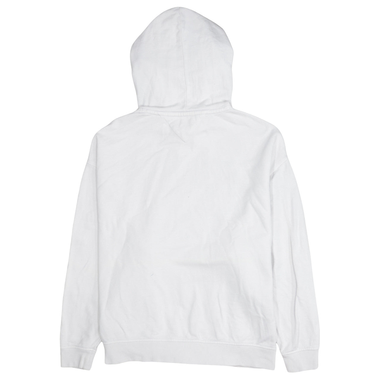 Tommy Jeans Women's White Pullover Hoodie Small New York Logo