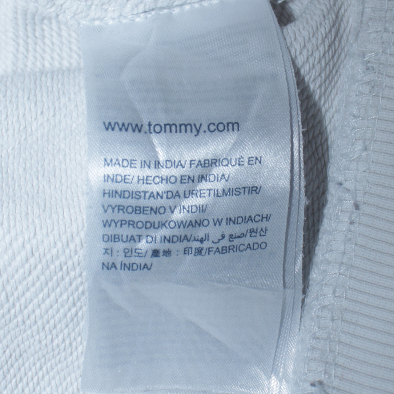 Tommy Jeans Women's White Pullover Hoodie Small New York Logo