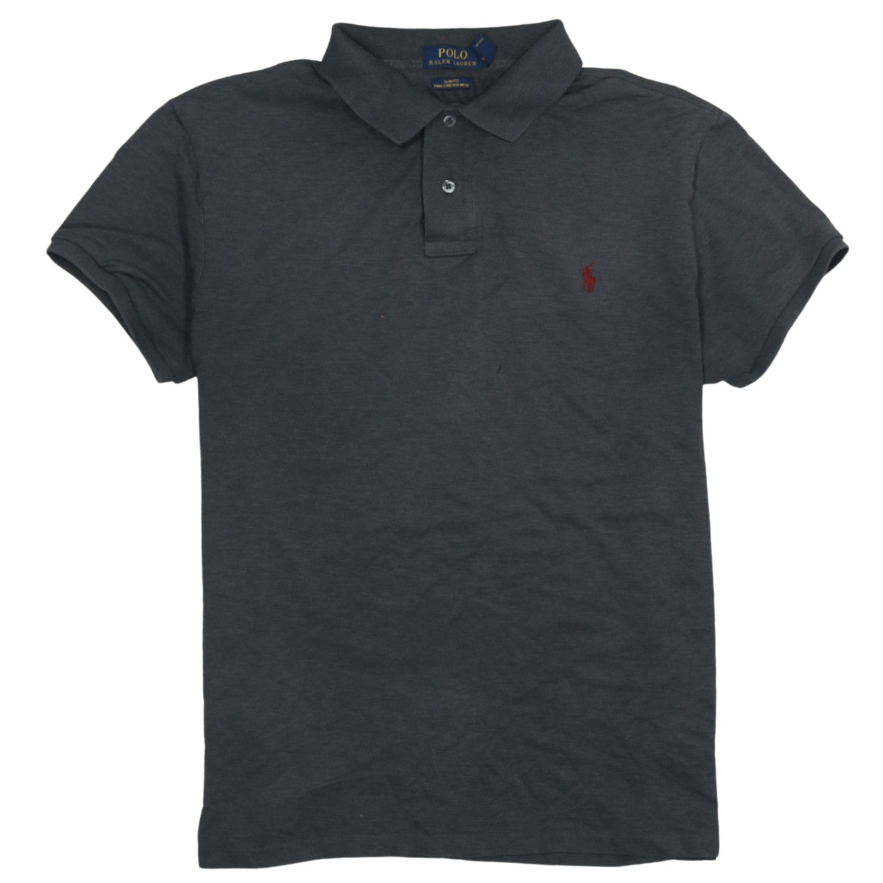Polo Ralph Lauren Men's Black Slim Fit Pima Cotton Polo XL