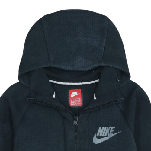 Nike Boys Black Full Zip Hooded Sweatshirt XL 13-15 Years Fleece Jacket