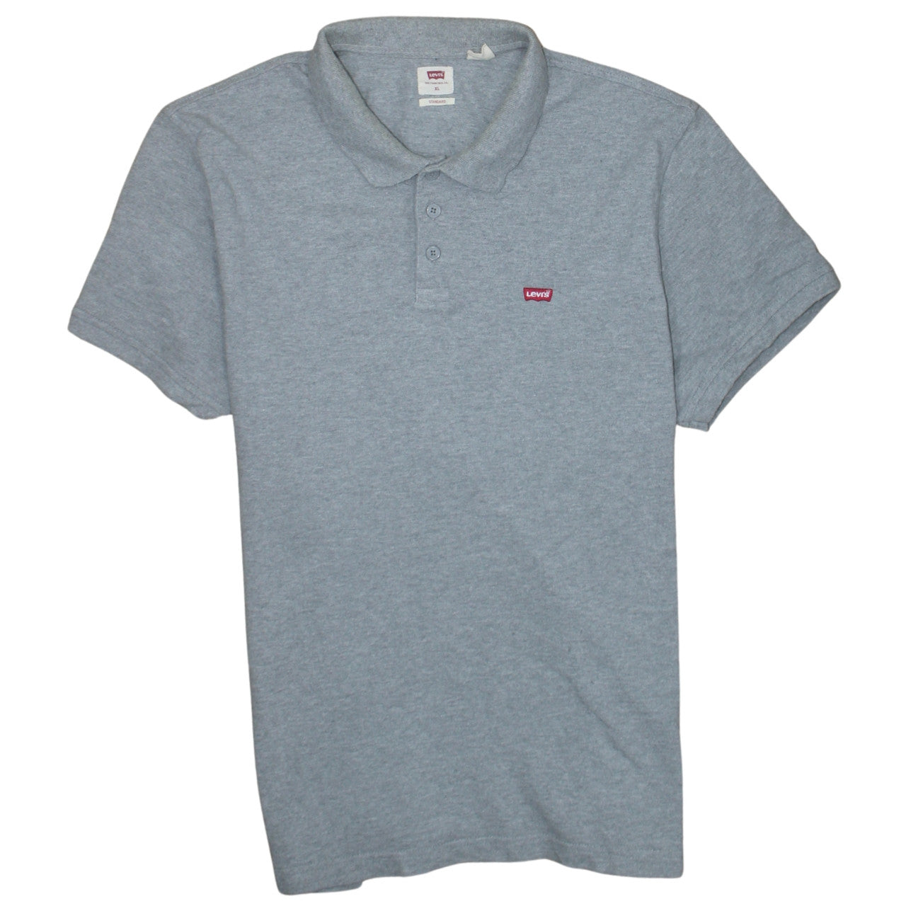 Levi's Men's Grey XL Polo Shirt Classic Cotton Casual