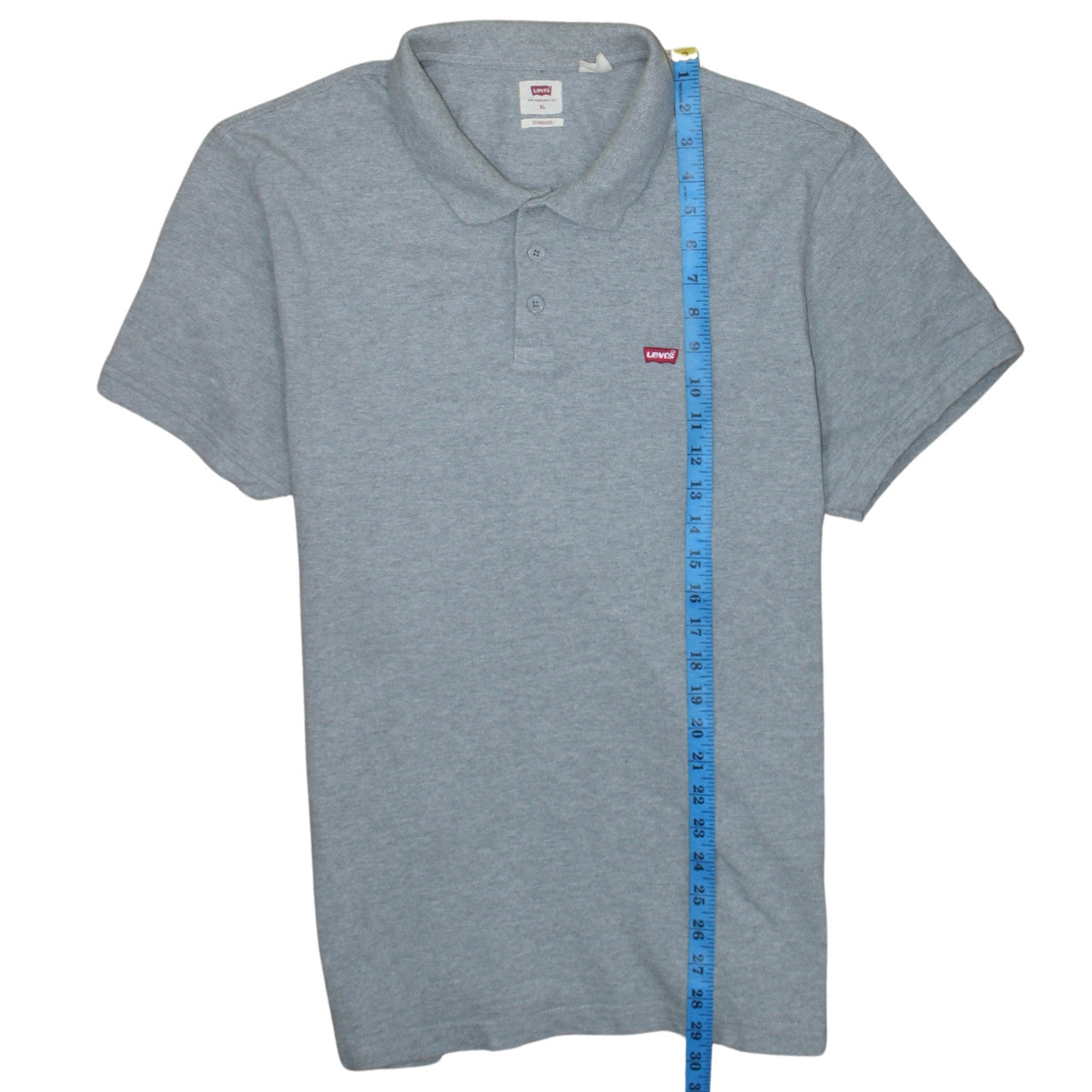 Levi's Men's Grey XL Polo Shirt Classic Cotton Casual