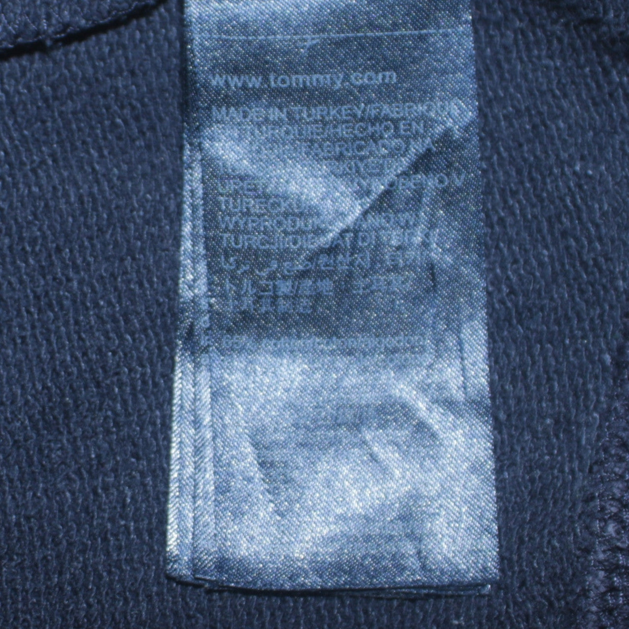 Tommy Hilfiger Women's Navy Blue Small Pullover Sweatshirt