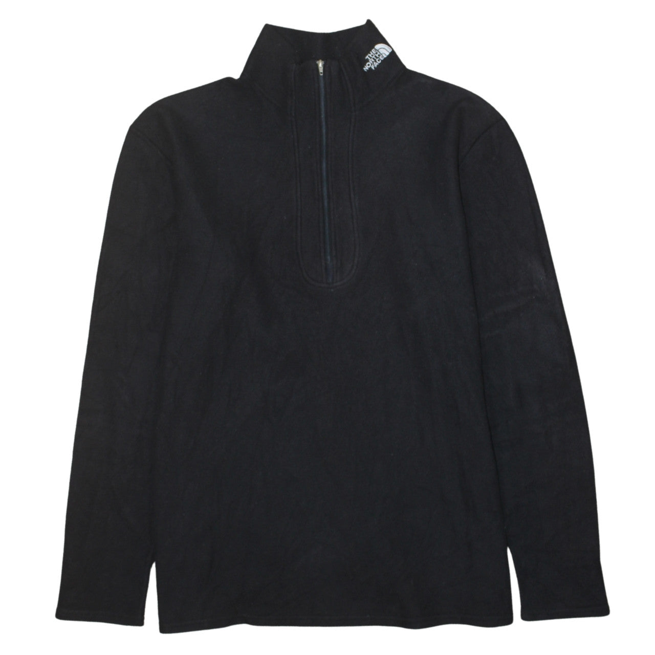 The North Face Mens Black Fleece 1/4 Zip Pullover Sweatshirt L