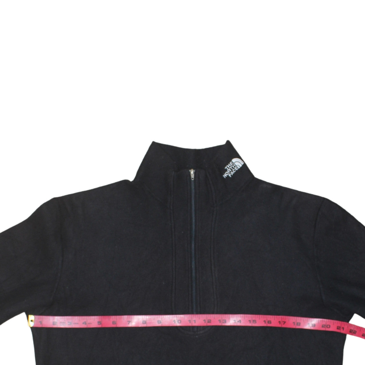 The North Face Mens Black Fleece 1/4 Zip Pullover Sweatshirt L