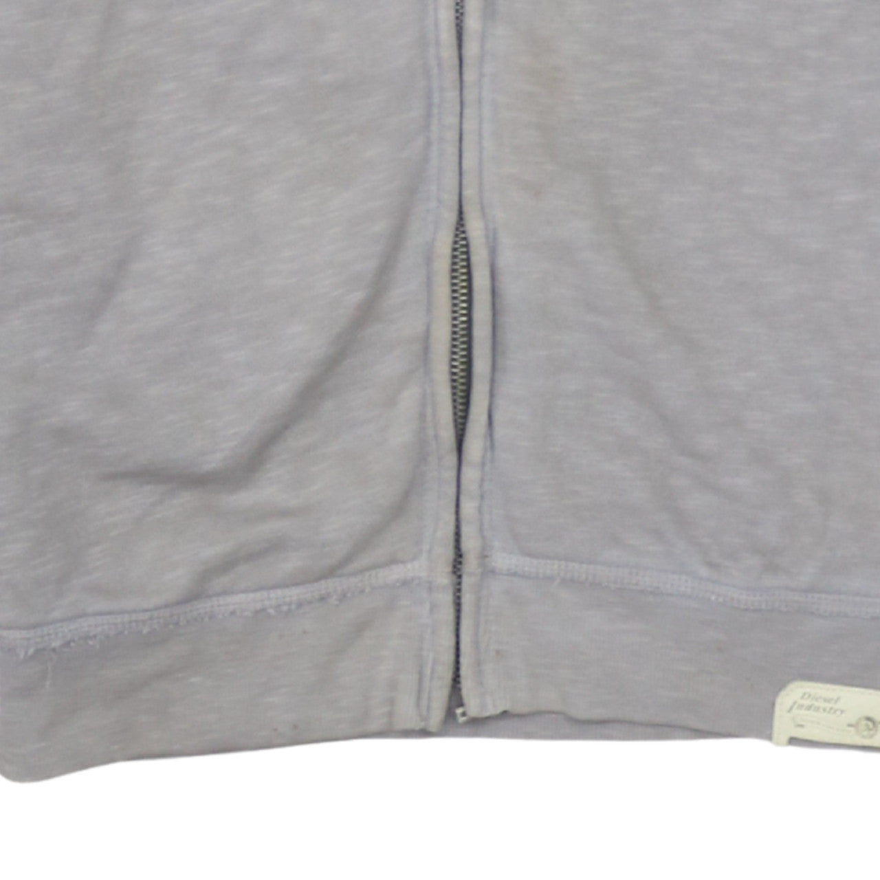 Diesel Men's Grey Full Zip Hoodie Size S Regular Fit