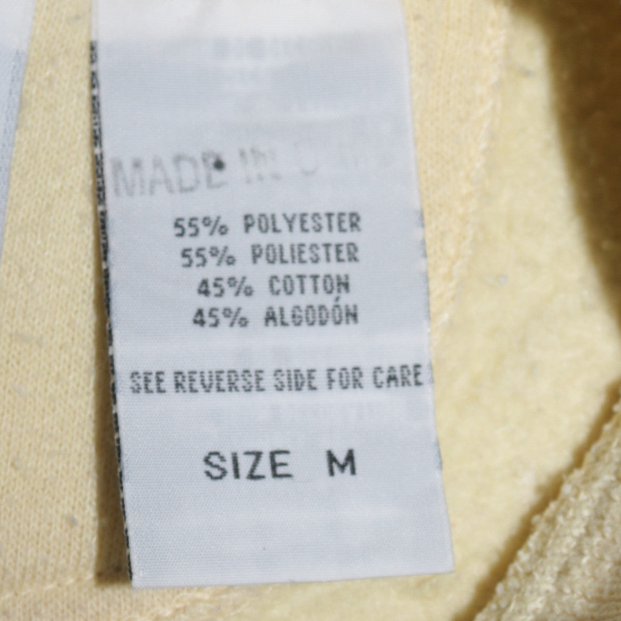 Disney Mickey & Co Women Yellow Pullover Sweatshirt M
