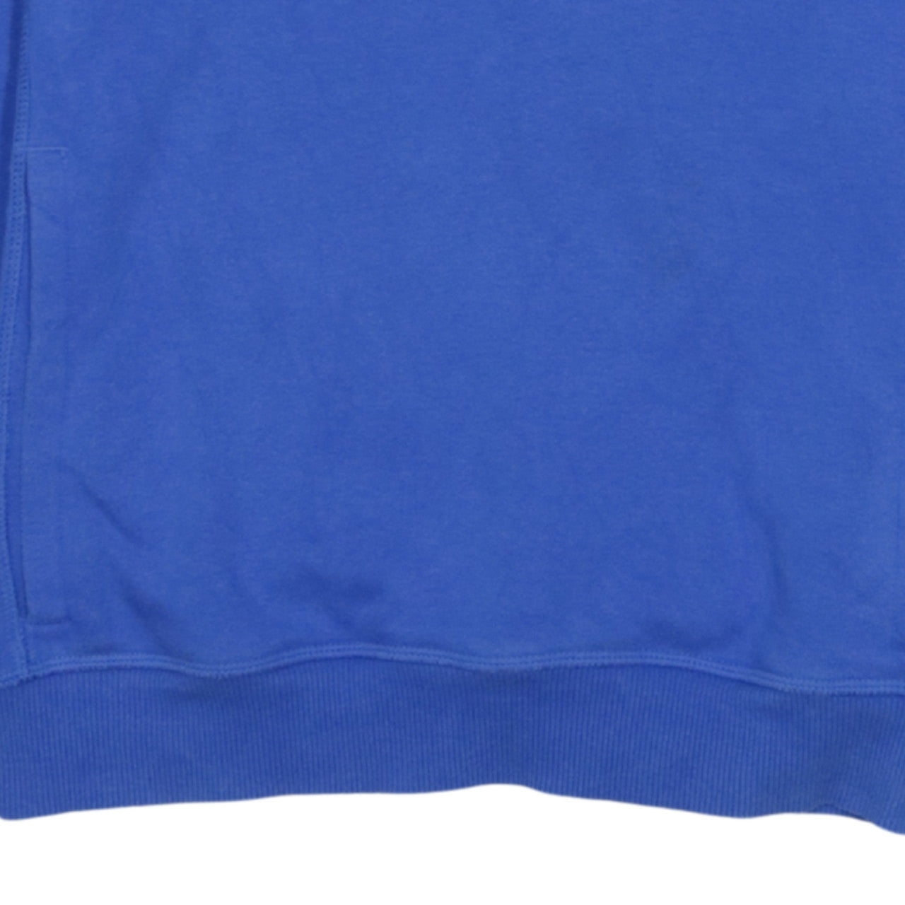 Adidas Men's Blue XS Pullover Hoodie with Logo and Drawstring