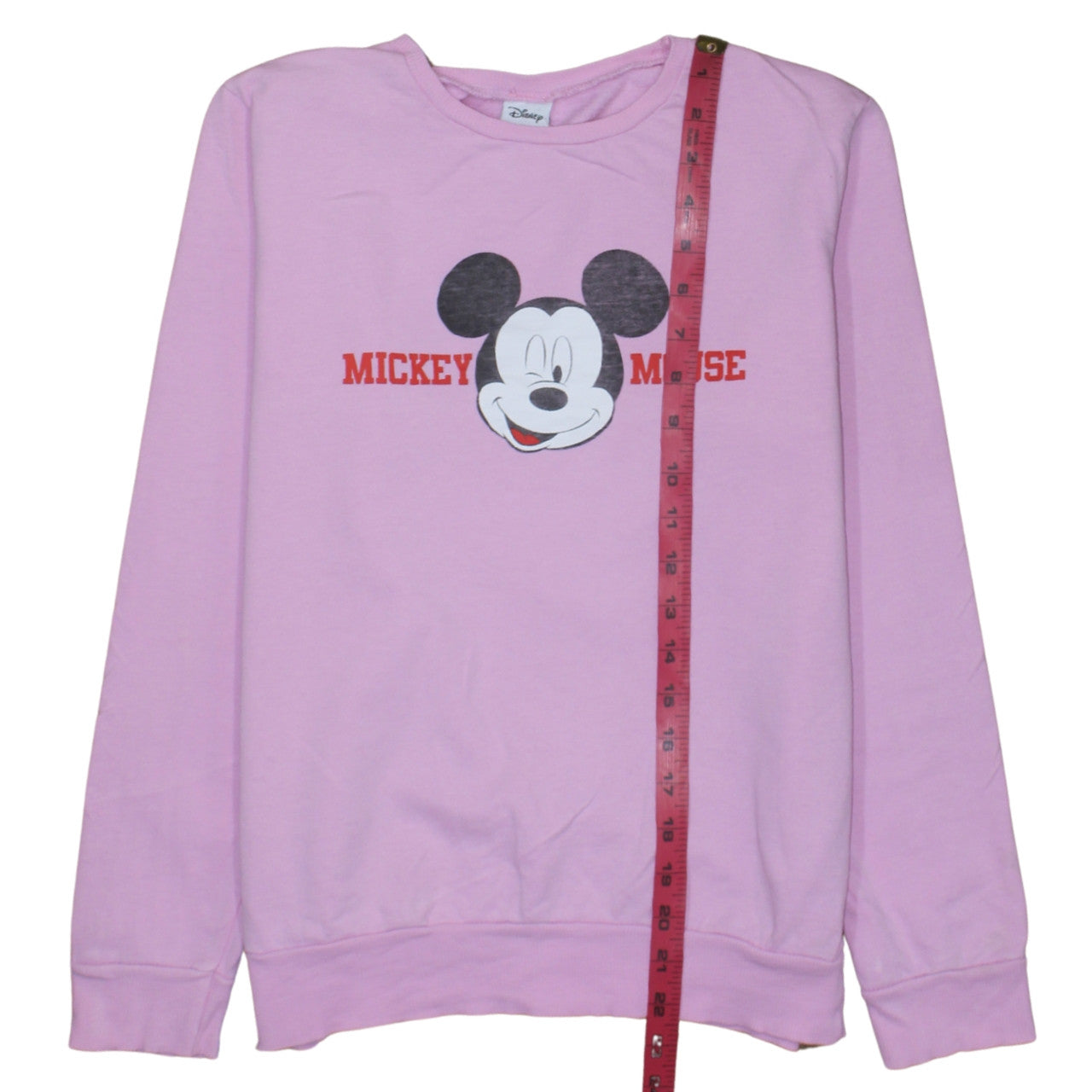 Disney Atmosphere Women's Pink Mickey Mouse Sweatshirt Size 10