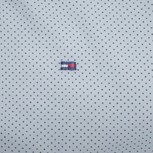Tommy Hilfiger Mens White Slim Fit Long Sleeve Button-Up Shirt XL
