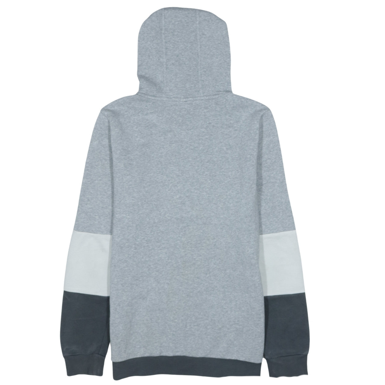 Adidas Boys Grey Colourblock Pullover Hoodie - Size 164 (13-14 Years)