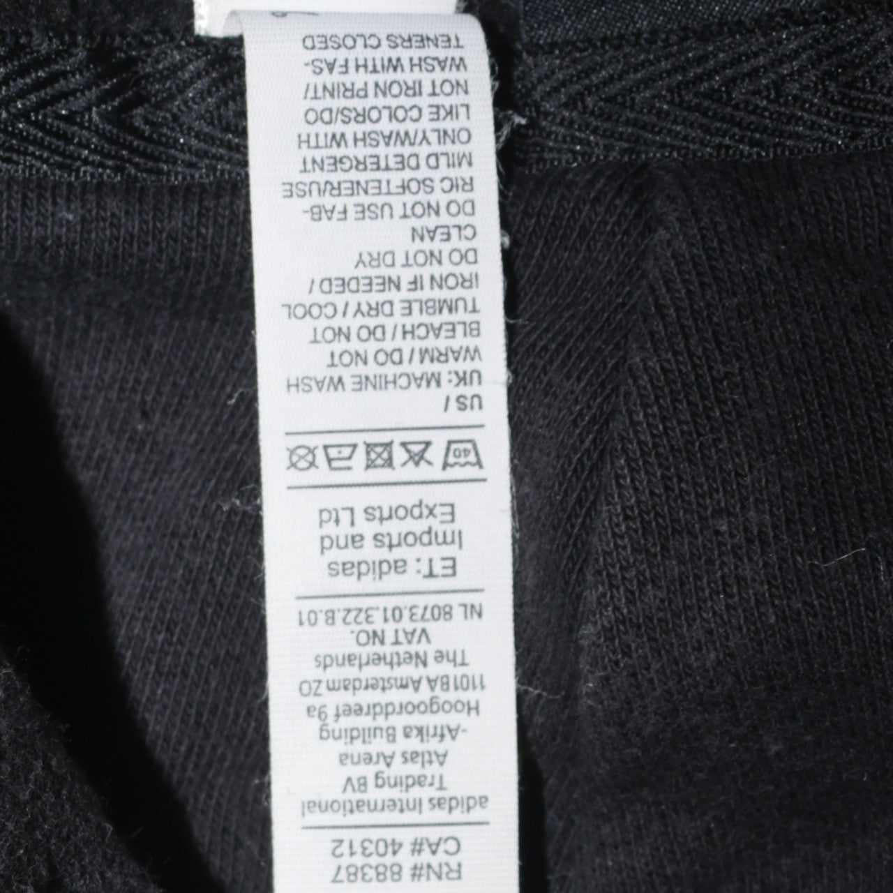 adidas Men's Black Pullover Hoodie Small Logo Athletic Sweatshirt