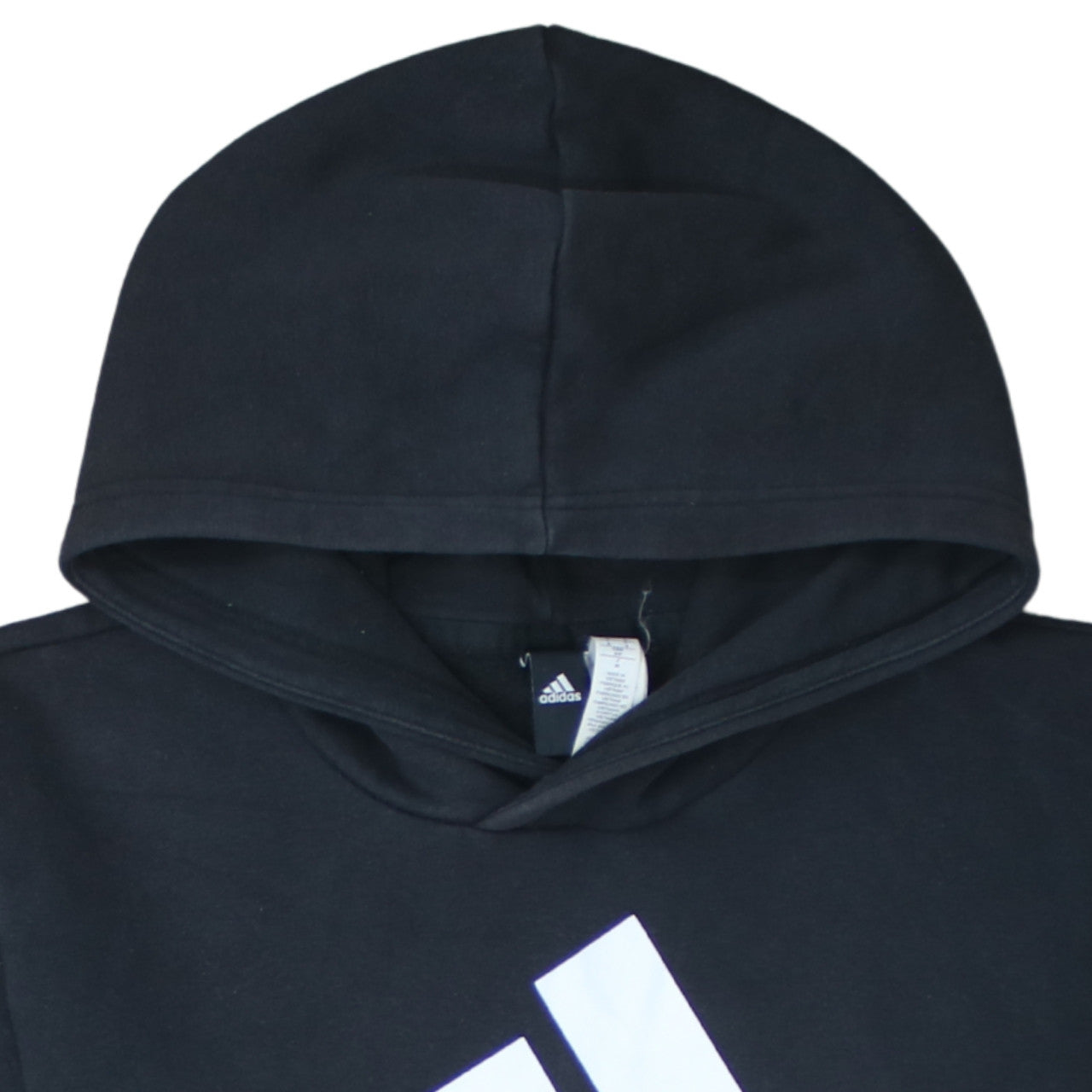 adidas Men's Black Pullover Hoodie Small Logo Athletic Sweatshirt