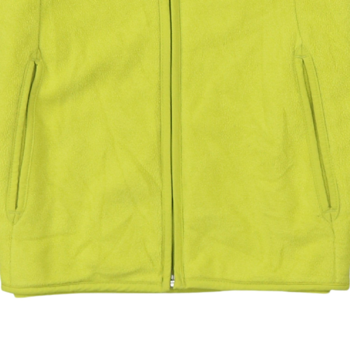 Columbia Womens Yellow Fleece Full Zip Hooded Jacket Size 12
