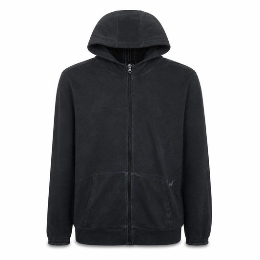 Adidas Men's Black Full Zip Hoodie Size M Regular Fit Sportswear