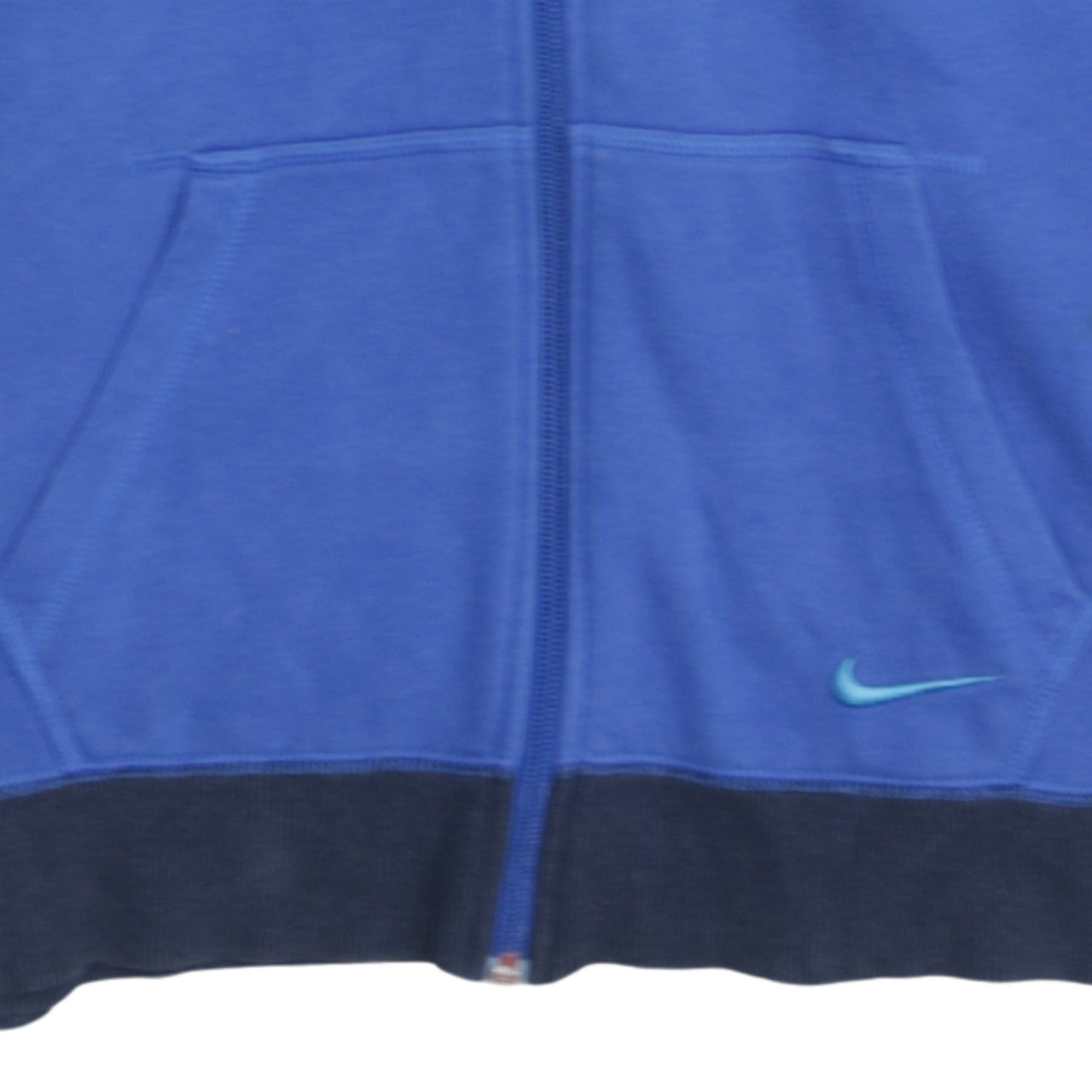 Nike Boys Blue Full Zip Hoodie XL 13-15 Years Just Do It Sportswear
